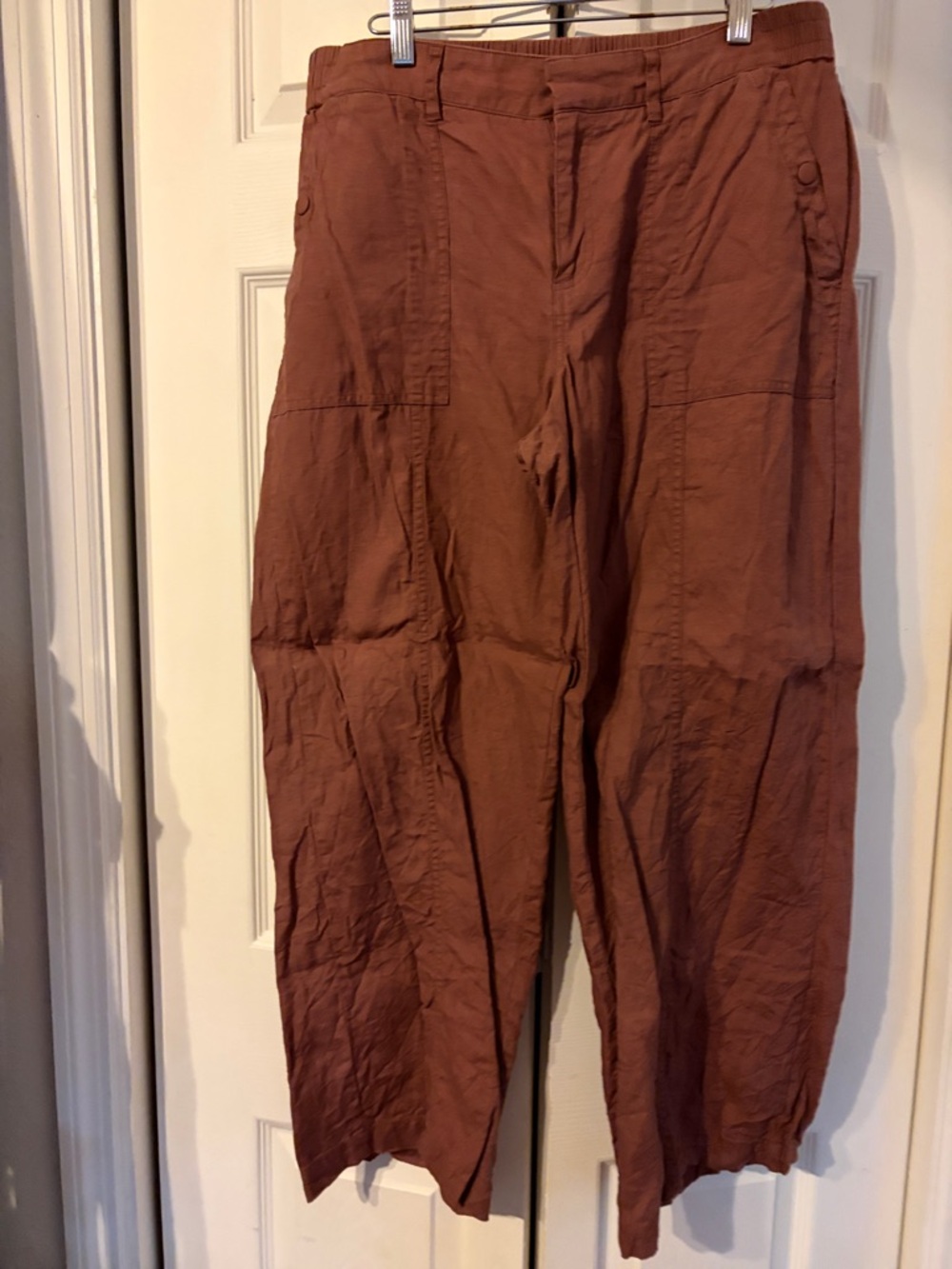Athleta Cargo Pants in Rust